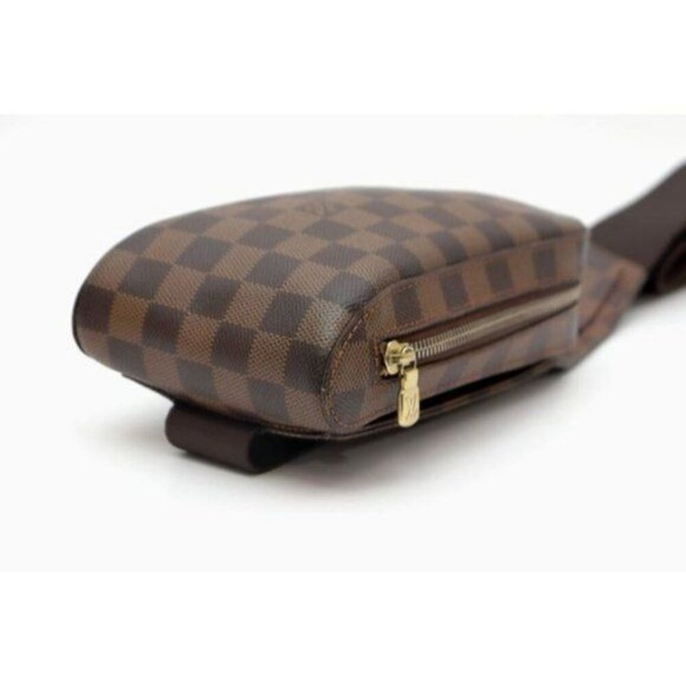 Louis Vuitton Crossbody Bag Geronimos Sling Bag Bum Bag Damier Ebene Purse - Picture 9 of 16